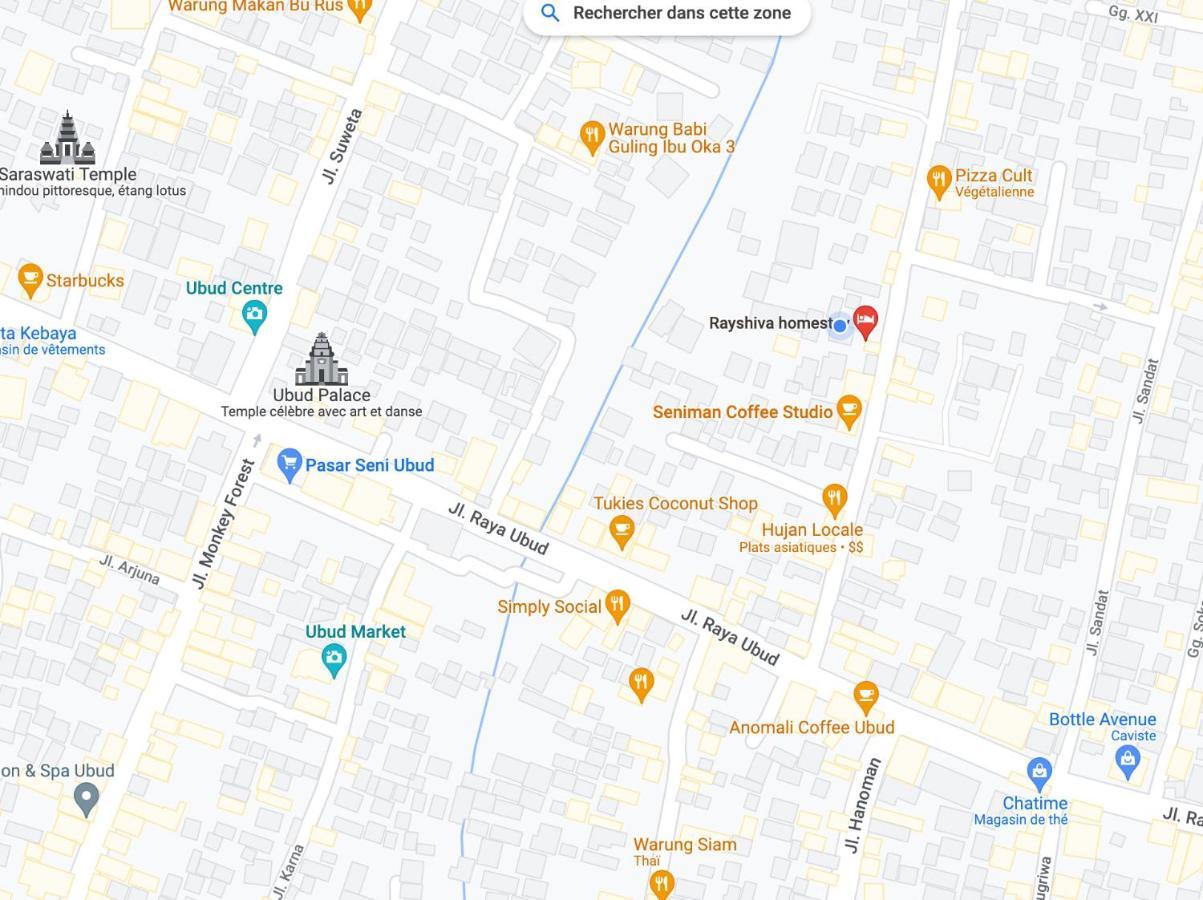 Rayshiva Homestay 乌布 外观 照片
